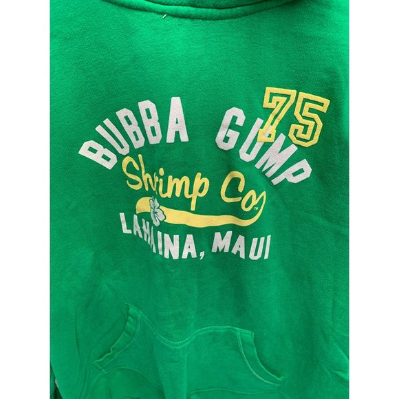 Bubba Gump Womens Size XL Green Hoodie Hooded Sweatshirt Lanina Hawaii - Picture 6 of 6